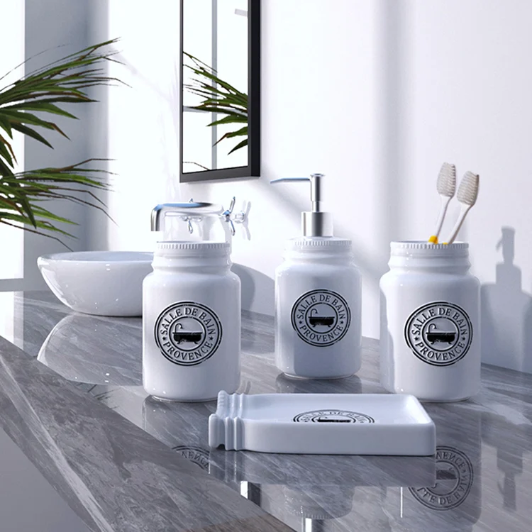 4 piece ceramic bathroom accessories set (6)