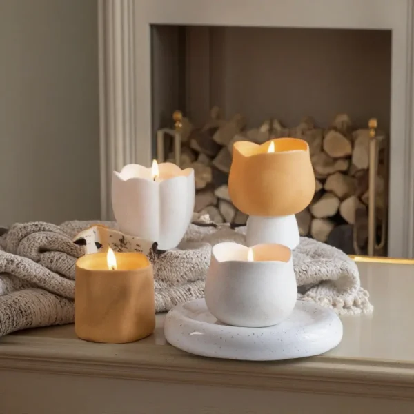 ceramic candle holder