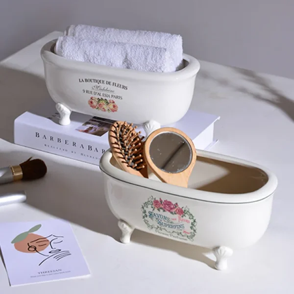 ceramic mini-bathtub organizers (4)