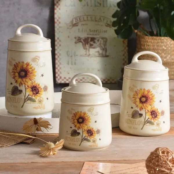 kitchen solid storage jar