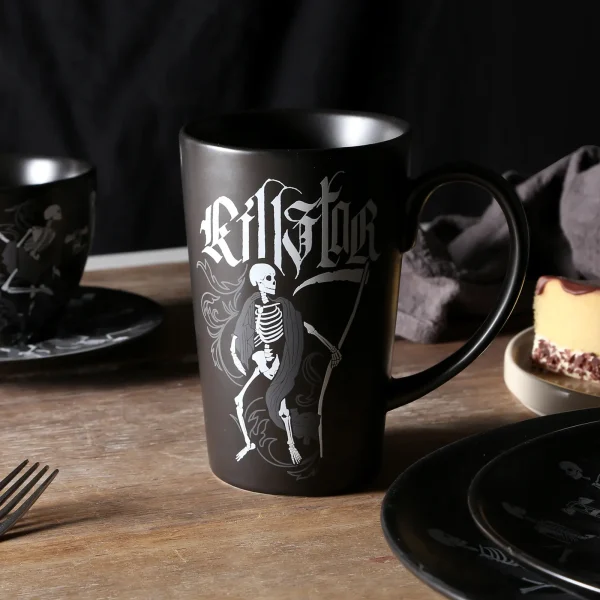 wholesale ceramic dinnerware set_skull style (3)