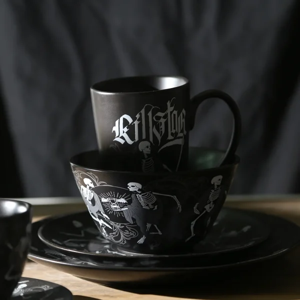 wholesale ceramic dinnerware set_skull style (4)
