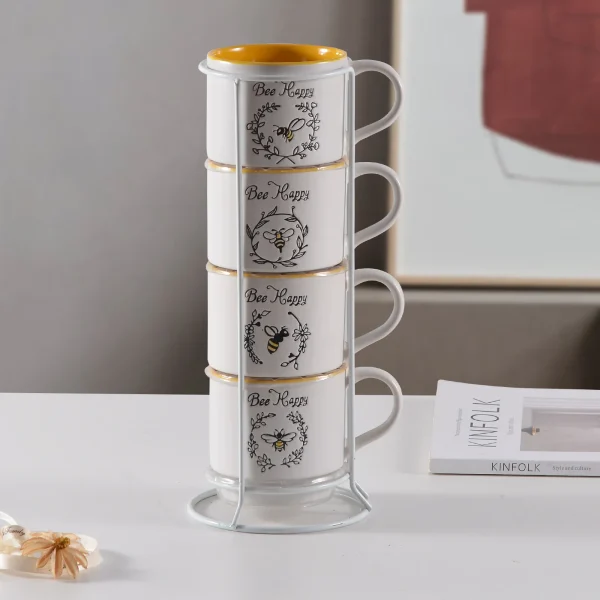wholesale stackable ceramic cup 1