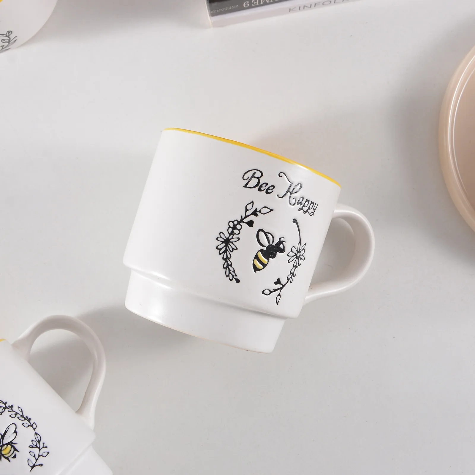 wholesale stackable ceramic cup 4