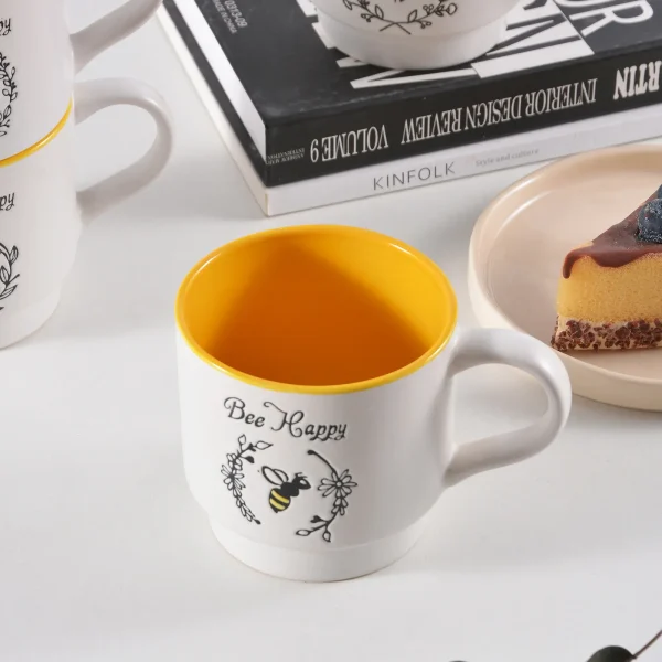 wholesale stackable ceramic cup 5