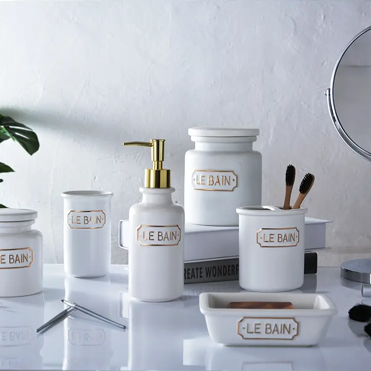 bulk ceramic bathroom accessories set (1)