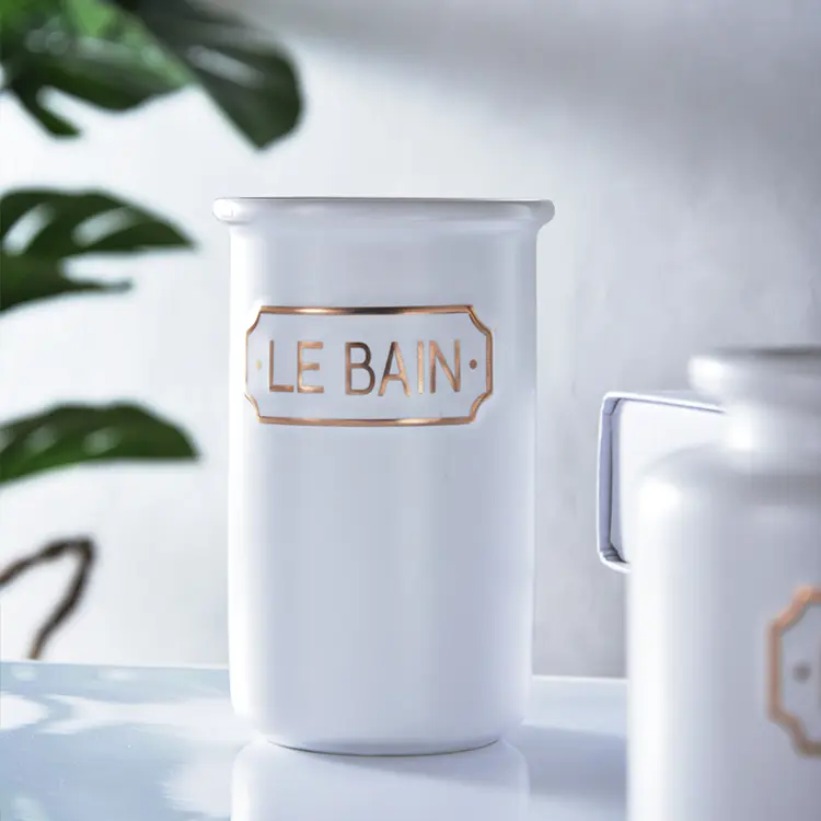 bulk ceramic bathroom accessories set (3)