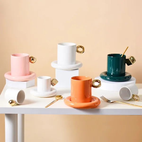 bulk elegant ceramic coffee cup 2