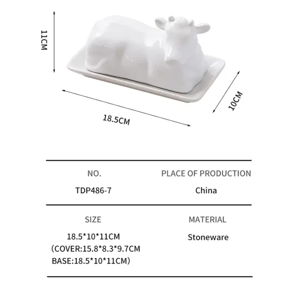 details of butter dish