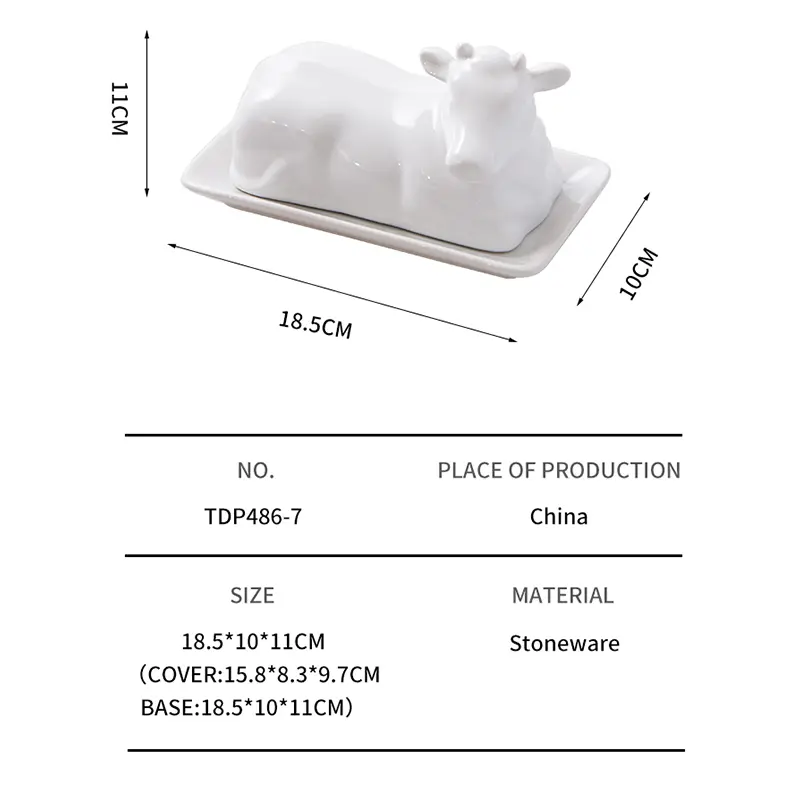 details of butter dish