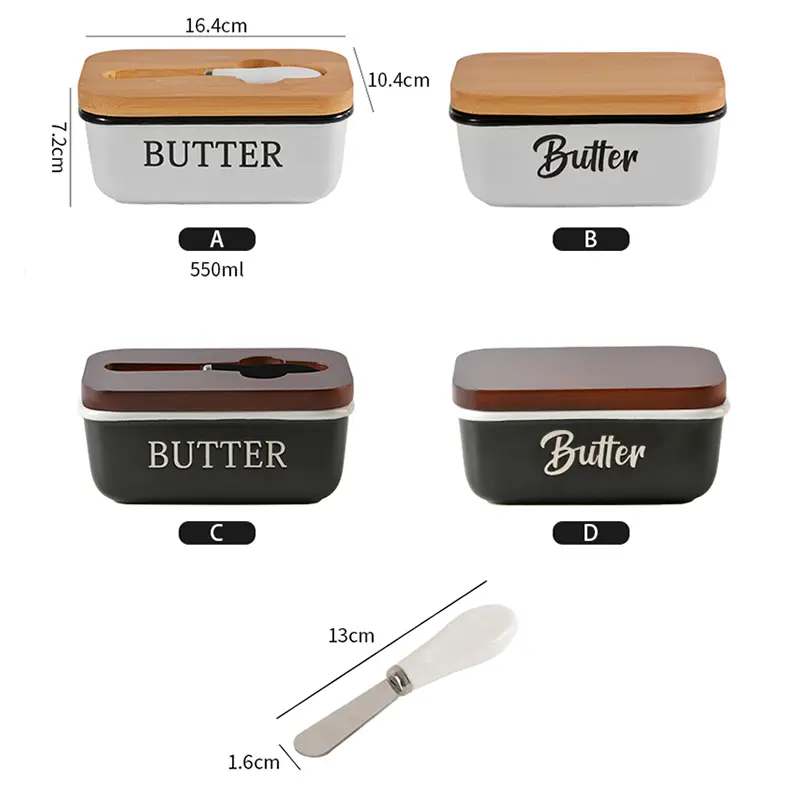 details of the butter dish