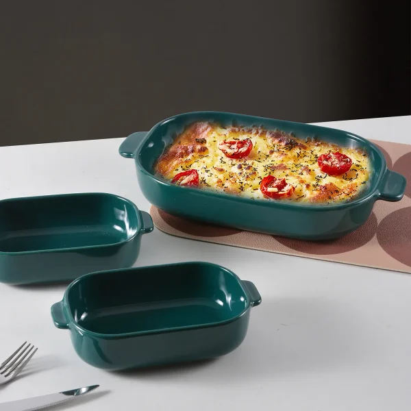 wholesale ceramic baking dish set (2)