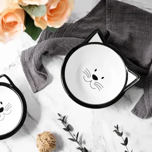 wholesale ceramic cat bowl (1)
