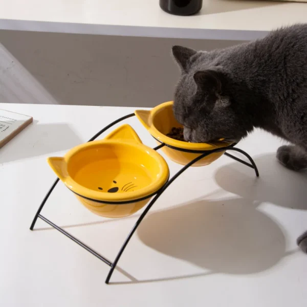 wholesale ceramic cat bowl (1)