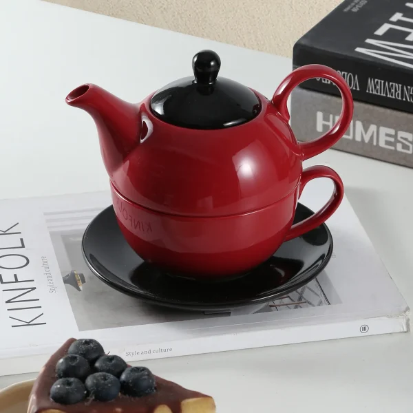 wholesale ceramic teapot and cup set (1)