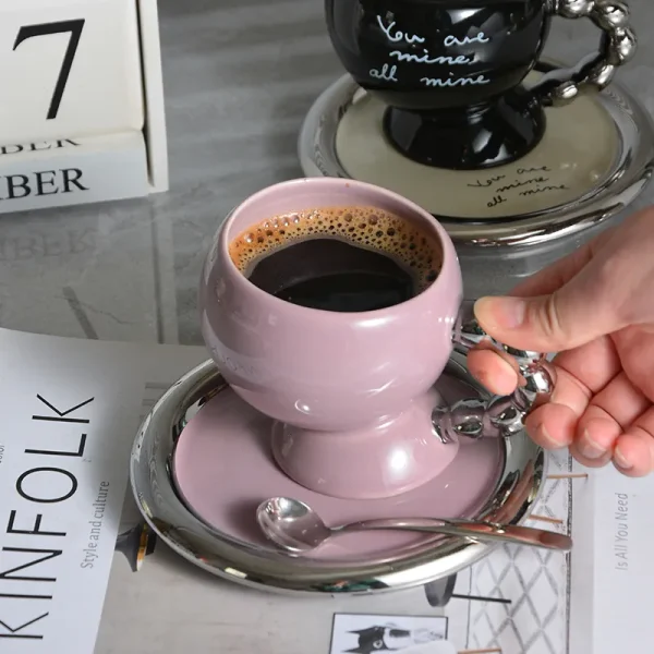 wholesale luxury ceramic coffee cup 1