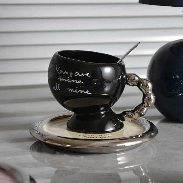 wholesale luxury ceramic coffee cup 3