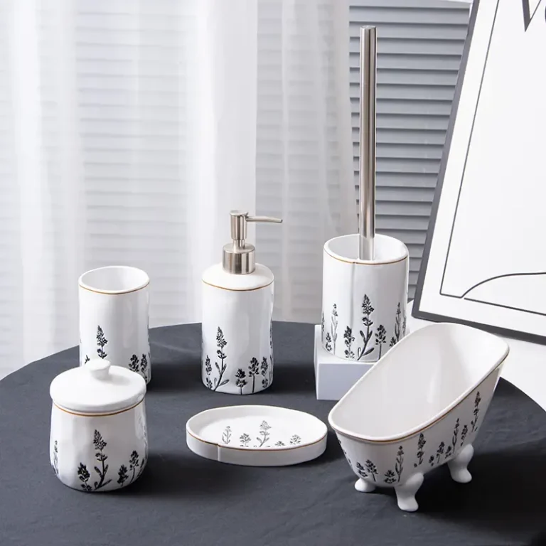 why choose ceramic bathroom accessories set