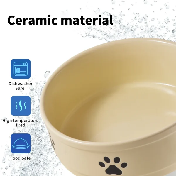 bulk ceramic dog bowls (4)