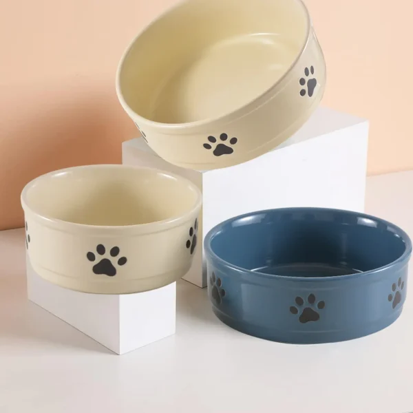 bulk ceramic dog bowls (5)