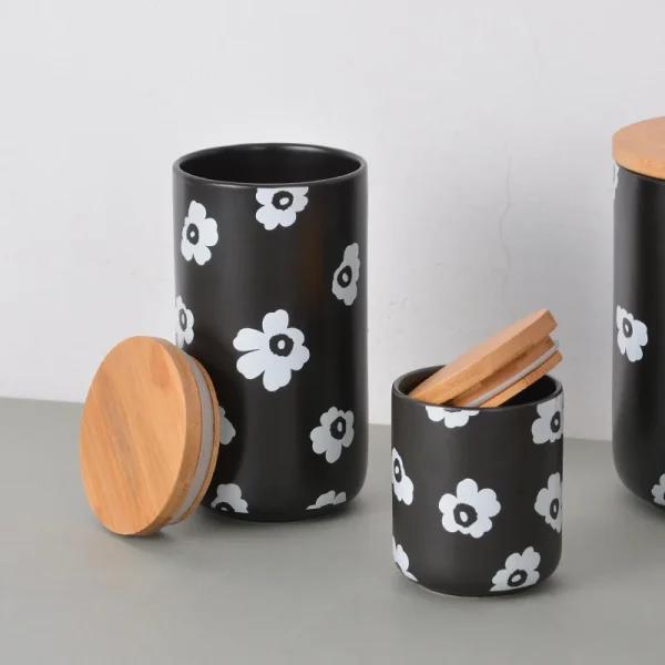 bulk ceramic kitchen jars (4)