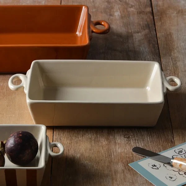 ceramic baking dishes with striped patterns (2)