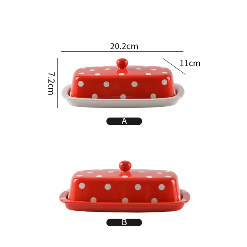 Spezifikationen für Butterdosen aus Keramik