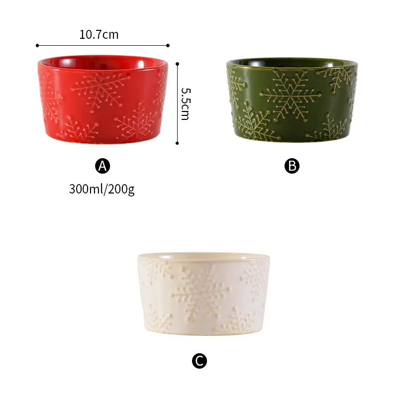 specifications of ceramic ramekins