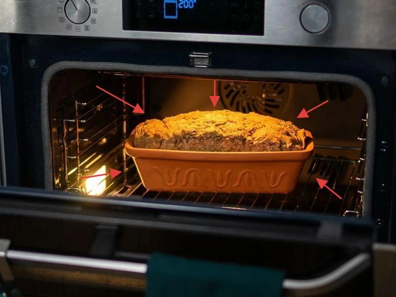 uniform heating characteristics of ceramic bakeware