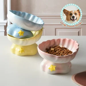 wholesale ceramic elevated pet bowl (1)