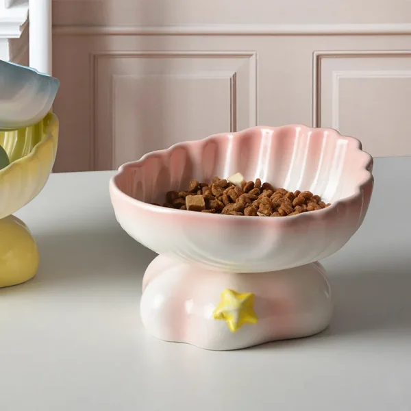 wholesale ceramic elevated pet bowl (4)