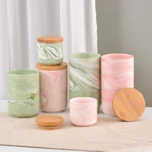 conjunto de recipientes de cerâmica para armazenamento de alimentos por atacado (1)