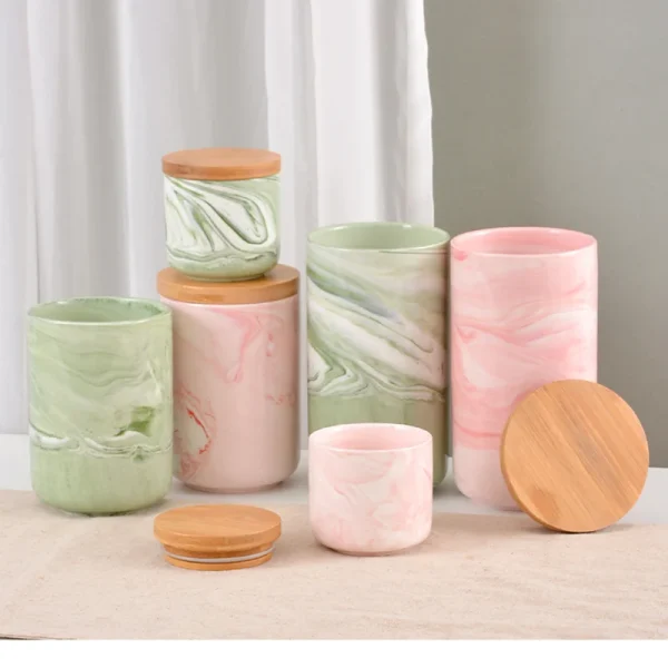 wholesale ceramic food storage canister set (5)