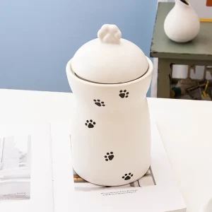 wholesale ceramic pet treat jar (1)