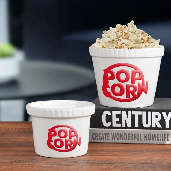 wholesale ceramic popcorn bucket set (2)