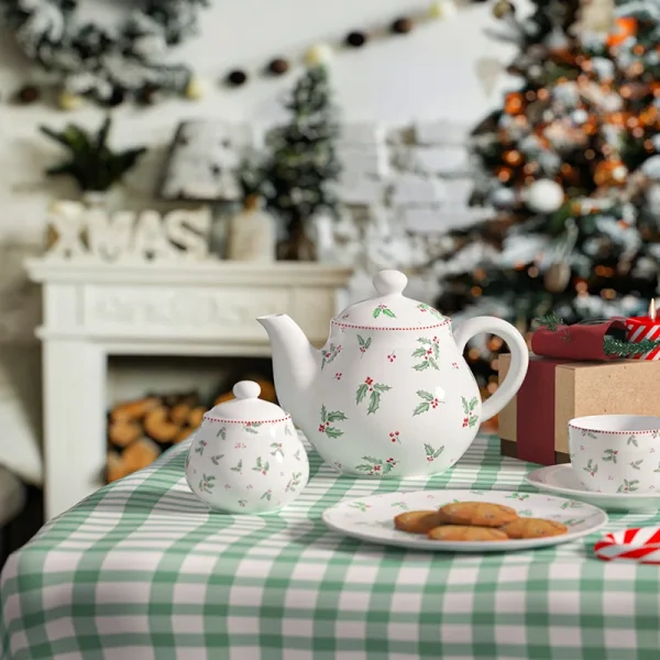 wholesale christmas-themed ceramic tableware set(4)