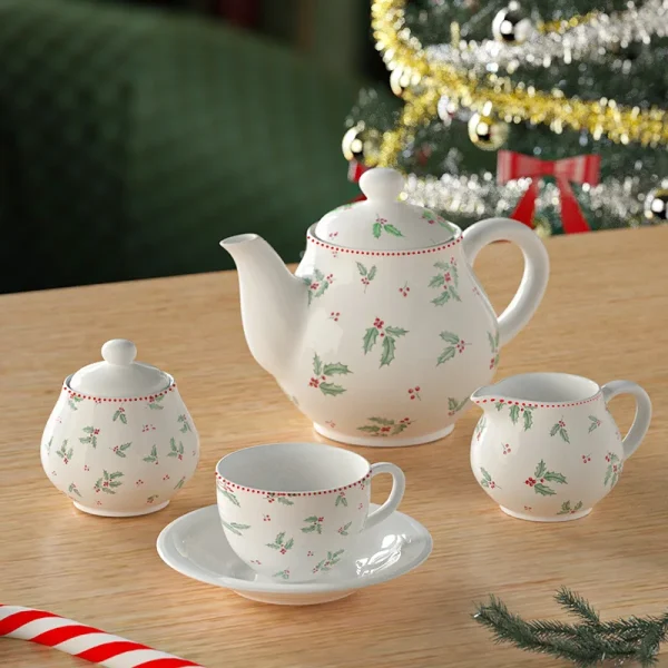 wholesale christmas-themed ceramic tableware set(5)