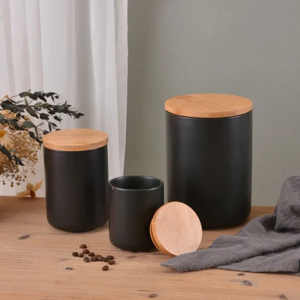 wholesale kitchen ceramic canister set (1)