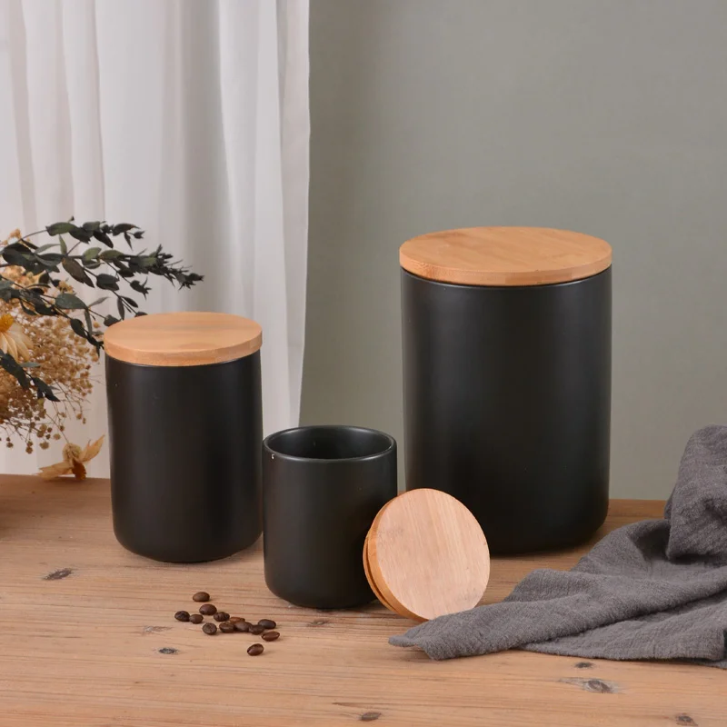 wholesale kitchen ceramic canister set (1)