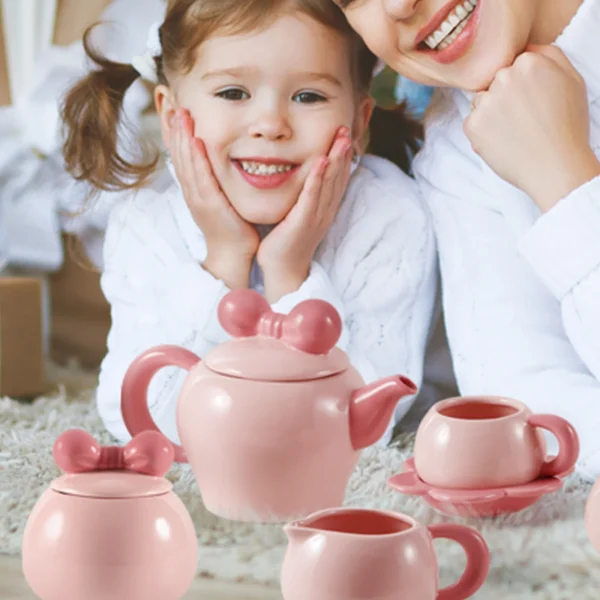 wholesale pink tea set (5)
