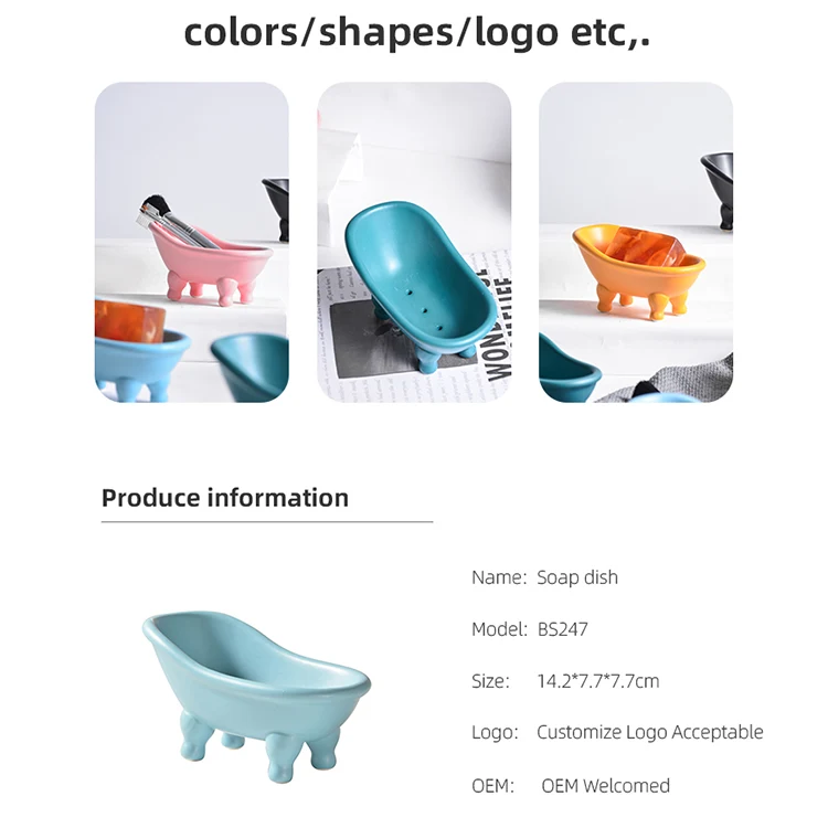 ceramic soap dishes dimensions