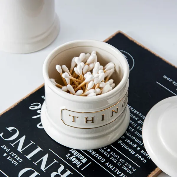 Wholesale Ceramic Bathroom Accessories 7-Piece Set