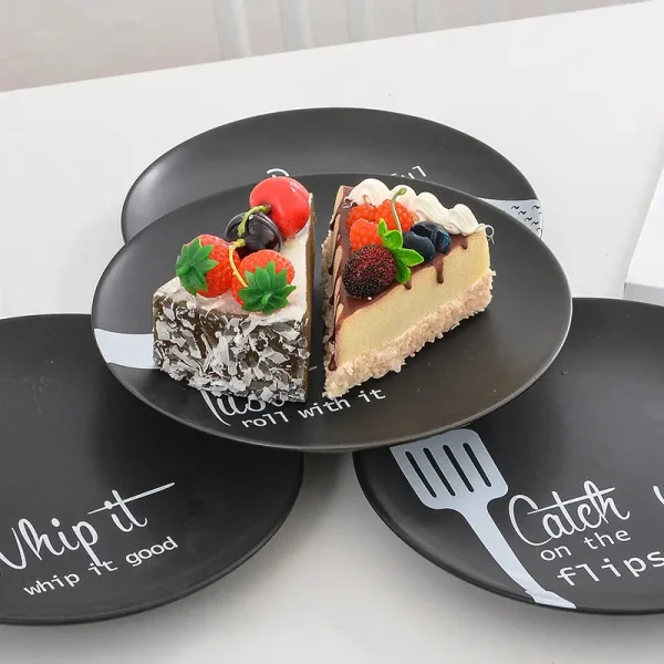 Wholesale Stoneware Round Shape Dinnerware Set of Plate Ceramic Dinner Plate