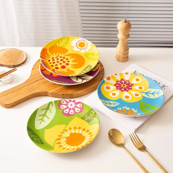 Wholesale Handpainted Ceramic Plates, Colorful, Multi-Usage - Premium Gift Ceramic Plates