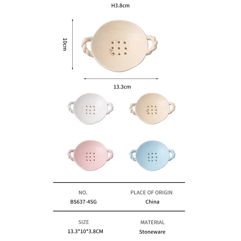 ceramic soap trays details
