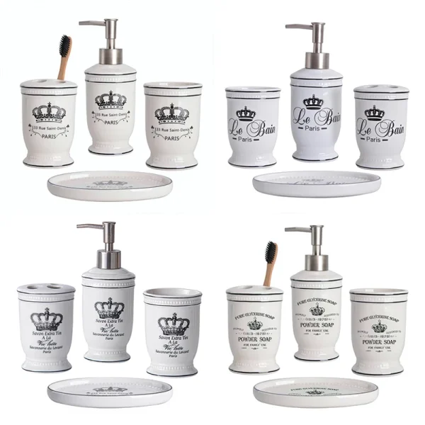 Wholesale 10-Piece Bathroom Accessory Set, Comprehensive Functionality – Bulk Bathroom Accessories Factory Supply