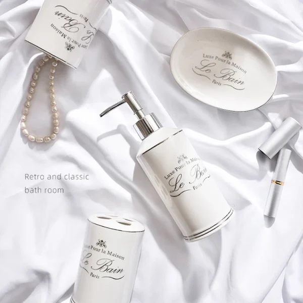 Wholesale Ceramic Bathroom Accessories 7-Piece Set (Copy)