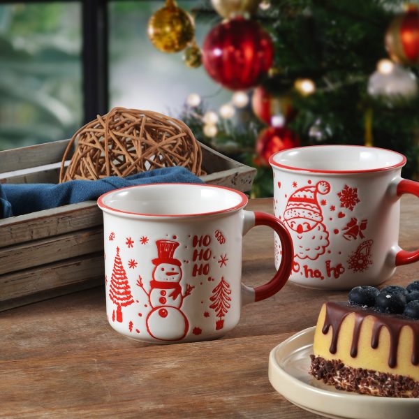Wholesale Festive Christmas Ceramic Mug Set –Custom Holiday Coffee Cups Factory Direct