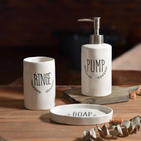 Wholesale 6-Piece Ceramic Bathroom Sets – B2B Bathroom Accessories Manufacturer