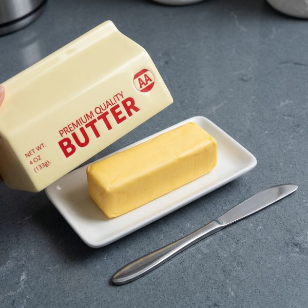 Wholesale Milk Carton Shaped Butter Dishes – Fun, High-perceived-value Ceramic Kitchenware Series